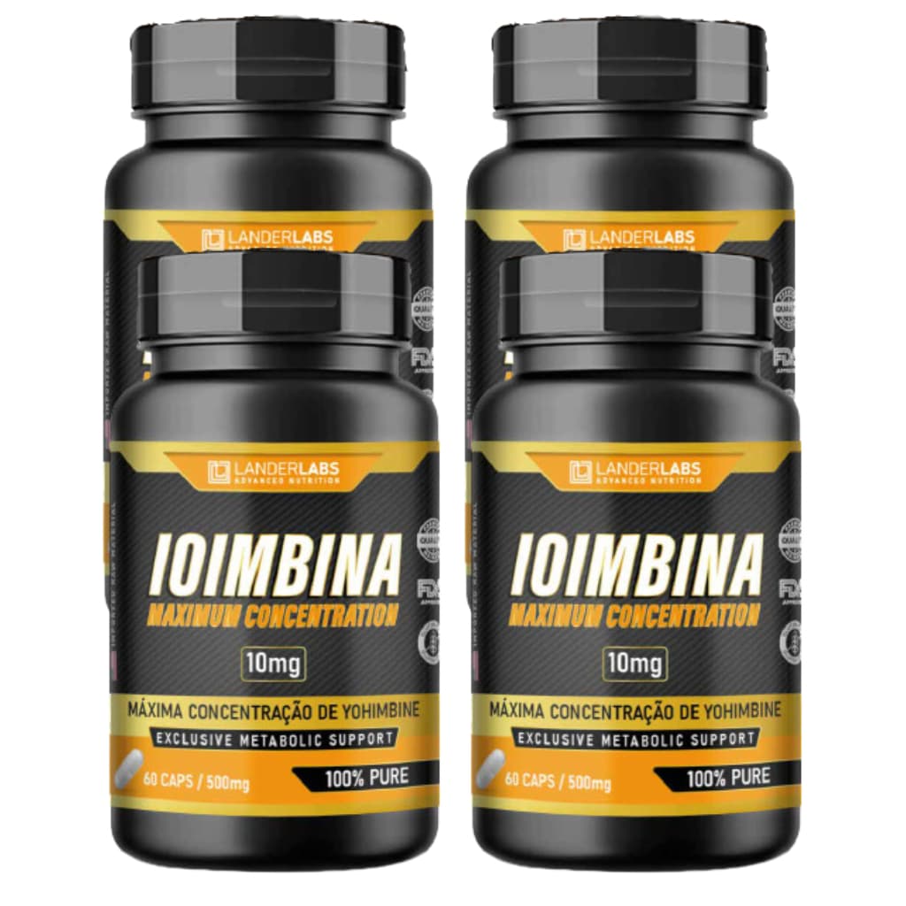 Yohimbe 10mg 60 Cápsulas - Suplemento Alimentar