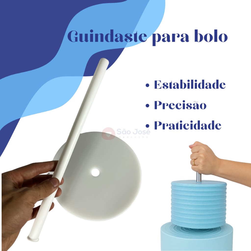 Guindaste Para Bolo De 16,18, 21 e 26 Cm