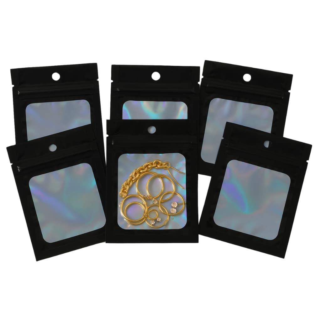 Embalagem Saquinho Plástico Organizador Fecho Zip Lock Hermético Para Acessórios Pequenos  Top