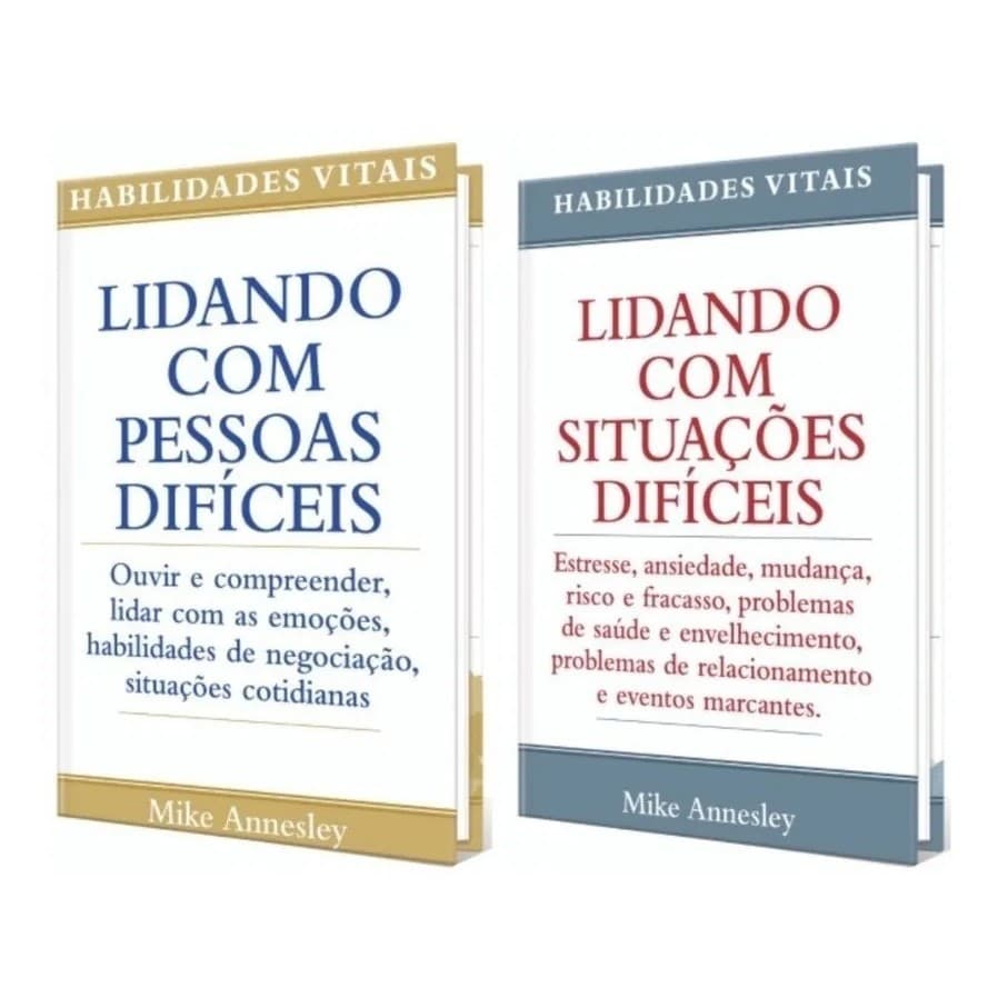 Kit C/ 2 Livros - Lidando Com Pessoas E Situações Difíceis - Mike Annesley