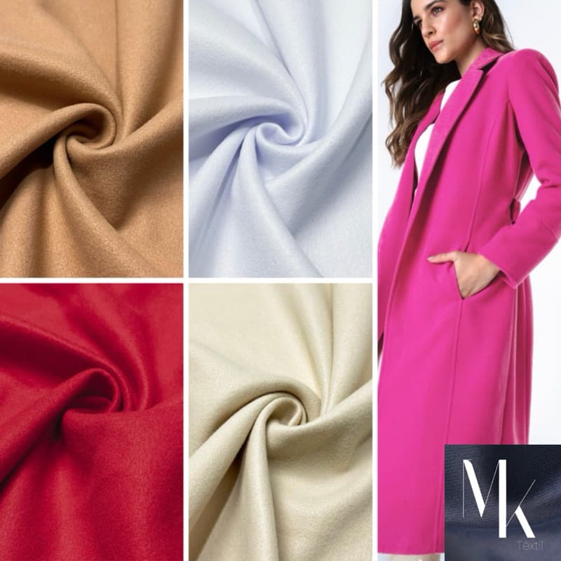 3 Metros ou 1m Tecido Lã Batida com Elastano 1,5M Largura