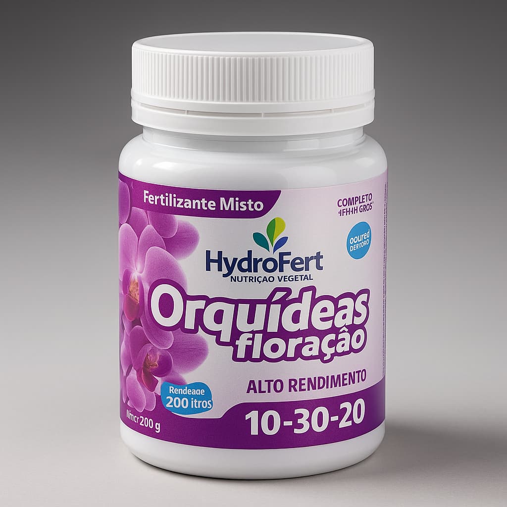 Fertilizante ORQUÍDEAS FLORAÇÃO NPK 10-30-20 (200g)
