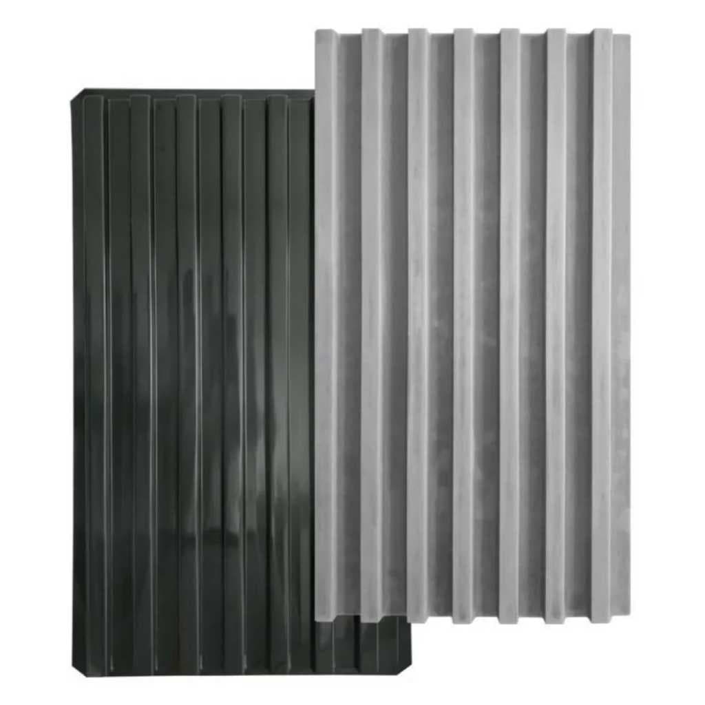 Molde Forma ABS Revestimento Ripado 80x42cm Gesso Cimento Cd305