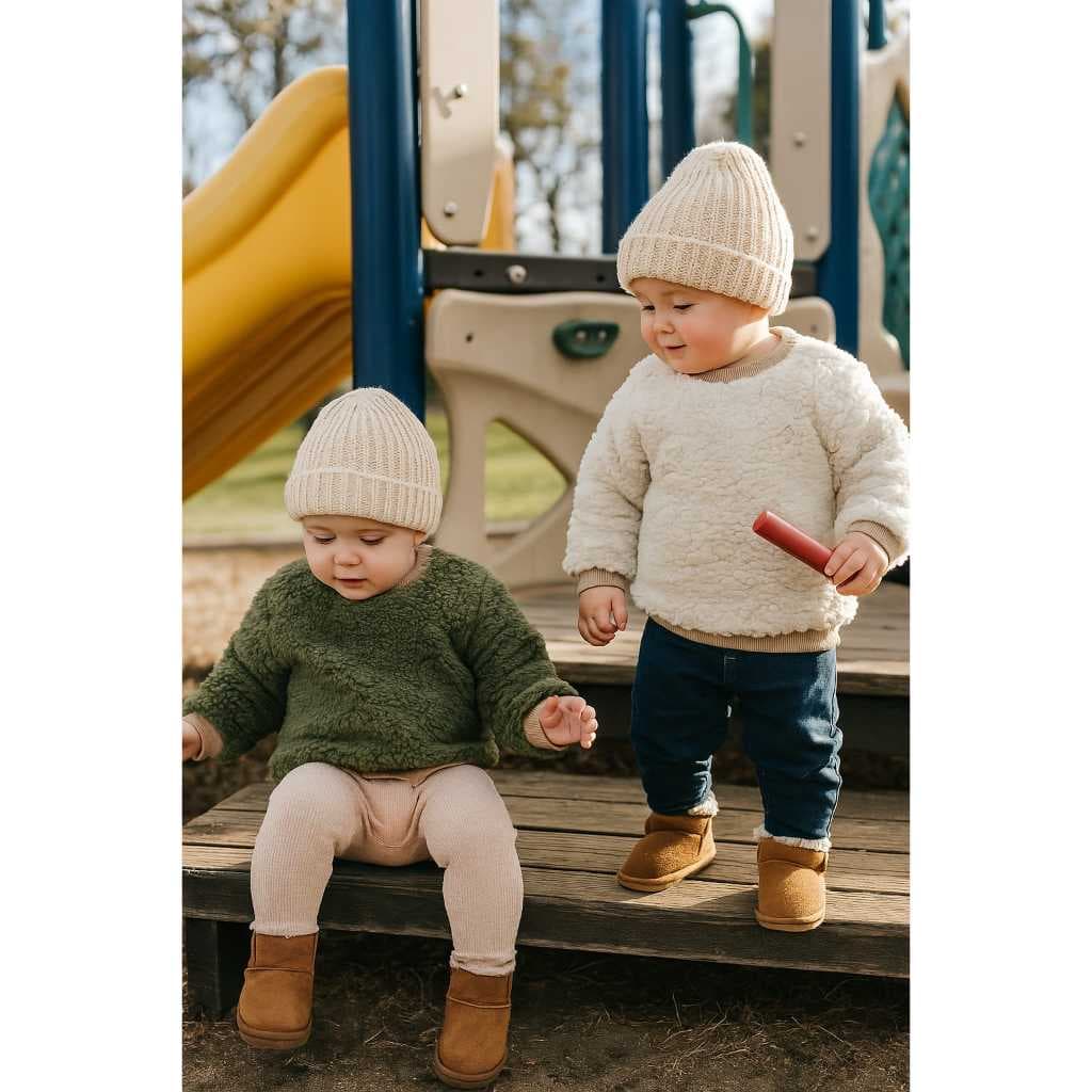 Kit 2 blusas de fio teddy infantil RN - 4 ANOS pelinho baby menino menina