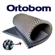 Colchão Casca De Ovo Anti-escaras Caixa De Ovo Solteiro cinza ORTOBOM