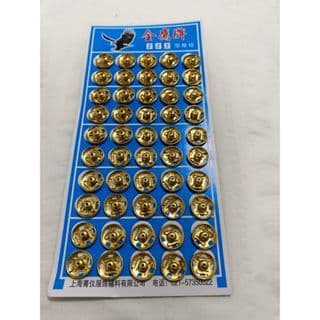 Colchete Pressão Dourado Latão - Promoção