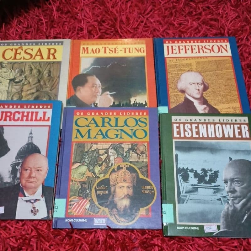 Coleção Os grandes líderes Diversos títulos capa dura (1873b)