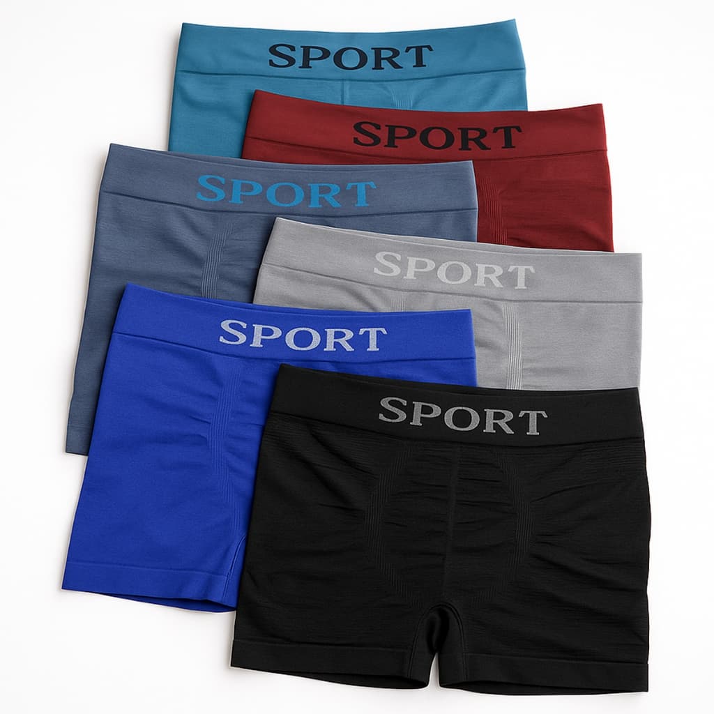 Kit cueca boxer masculina microfibra premium conforto inigualável e durabilidade antissuor