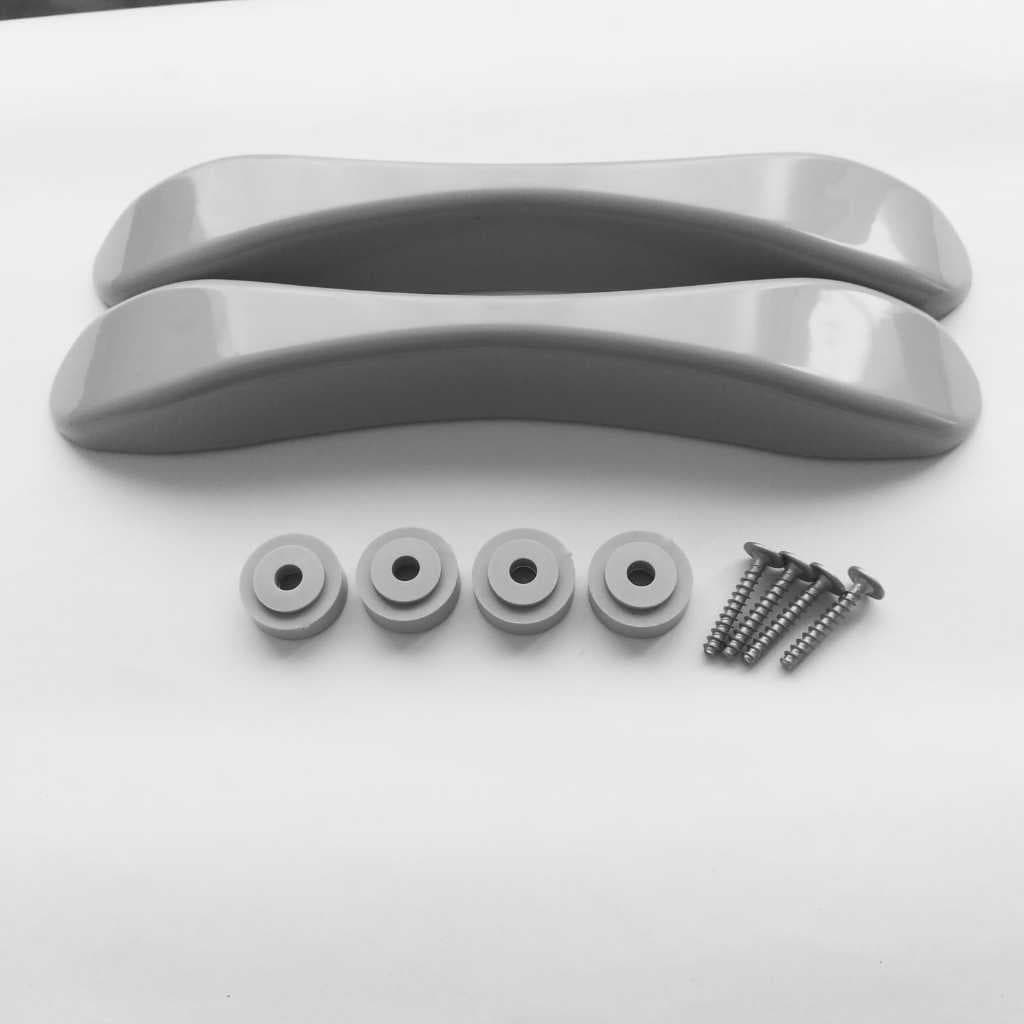 Puxado freezer horiontal   Gelopar Original tampa vidro  Kit Com 2 Und, batente,parafusos