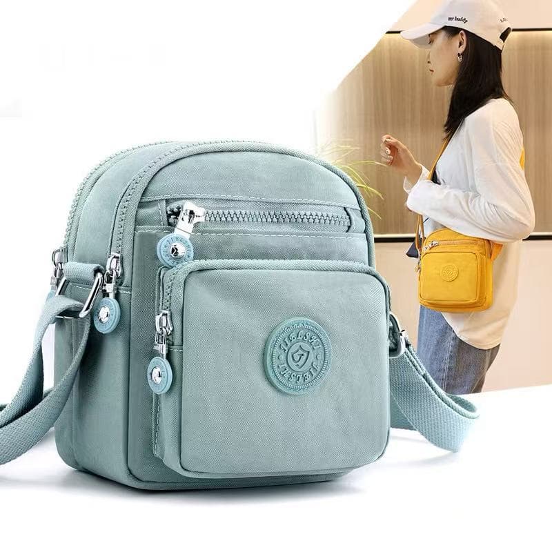 Bolsa Feminina Pequena Porta Celular Transversal Nylon Casual