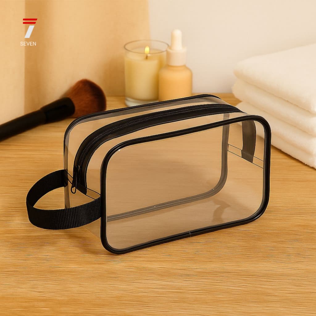 Nécessaire Transparente Em Plástico Para Enfermagem Maquiagem Escola Academia Organizador