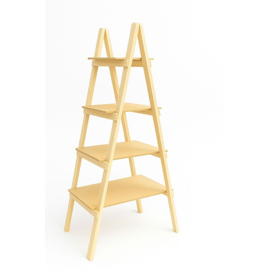 Escada Escadinha 4 Andar Madeira Decoração Enfeite