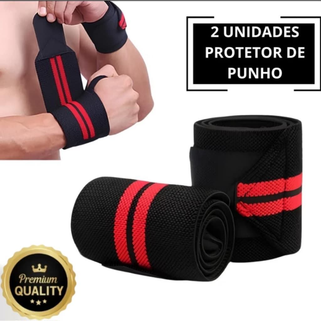 Munhequeira Protetor De Punho Profissional Crossfit e Academia Punho exercicio treino