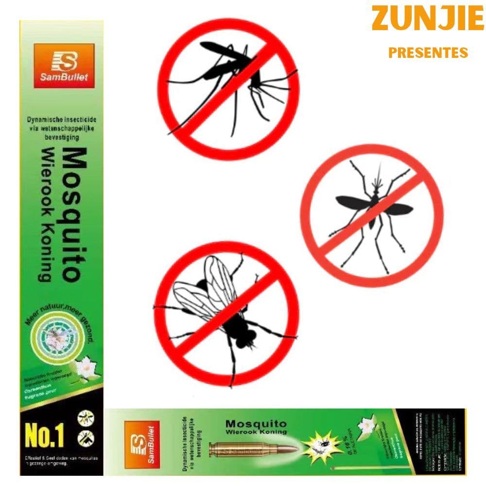 KIT Palitos Incenso Repelente Mata Mosquito Moscas Fragrância Osmanthus