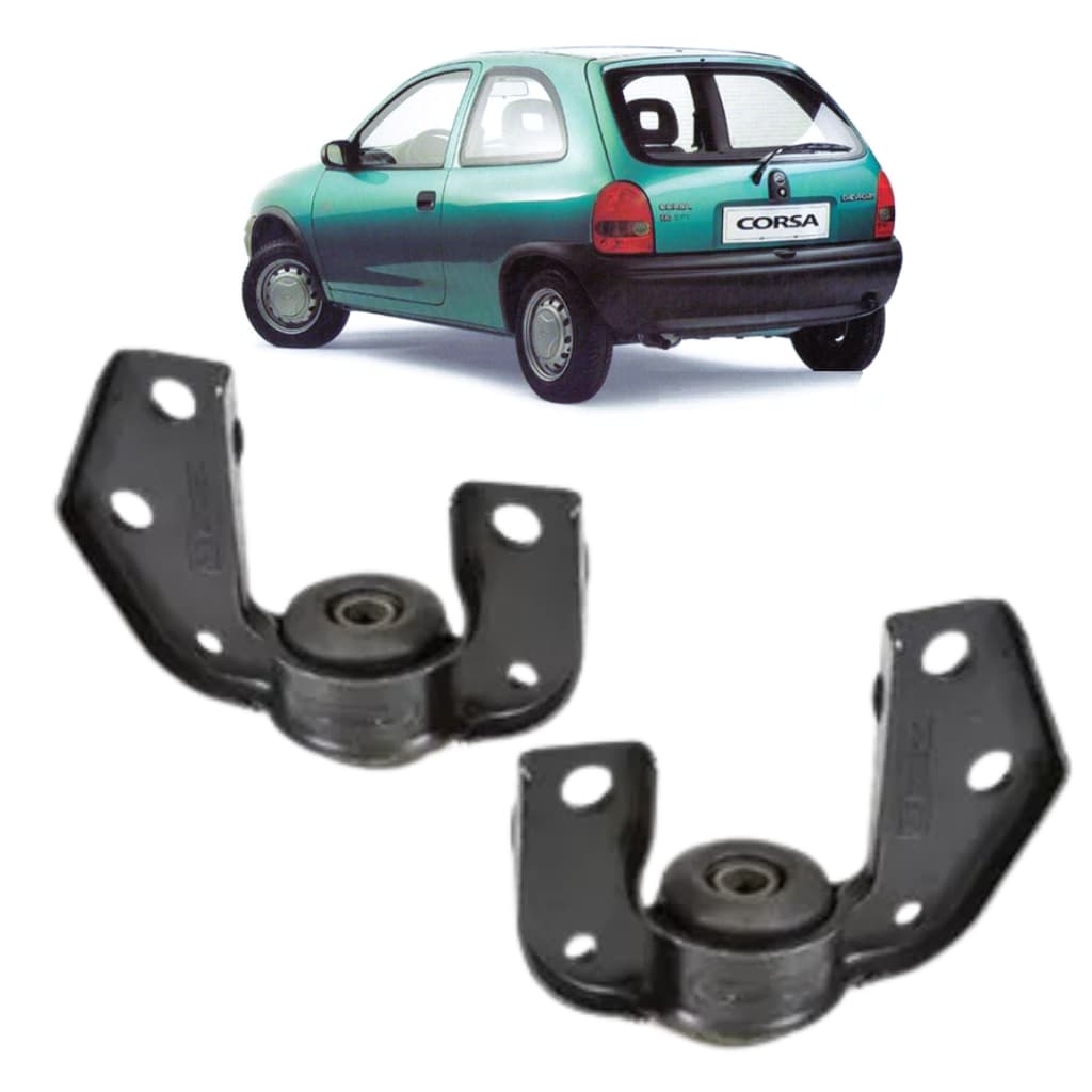 Kit Par Suporte Barra Tensora  Morceguinho Corsa 1994 1995 1996 1996 1997 1998