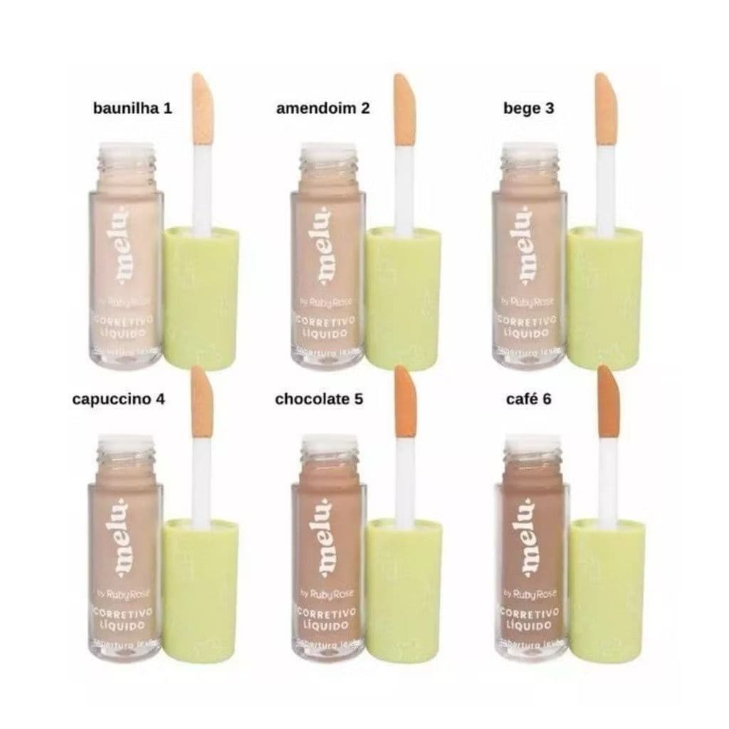 Corretivo Líquido Cobertura Leve Melu by Ruby Rose HB-8104