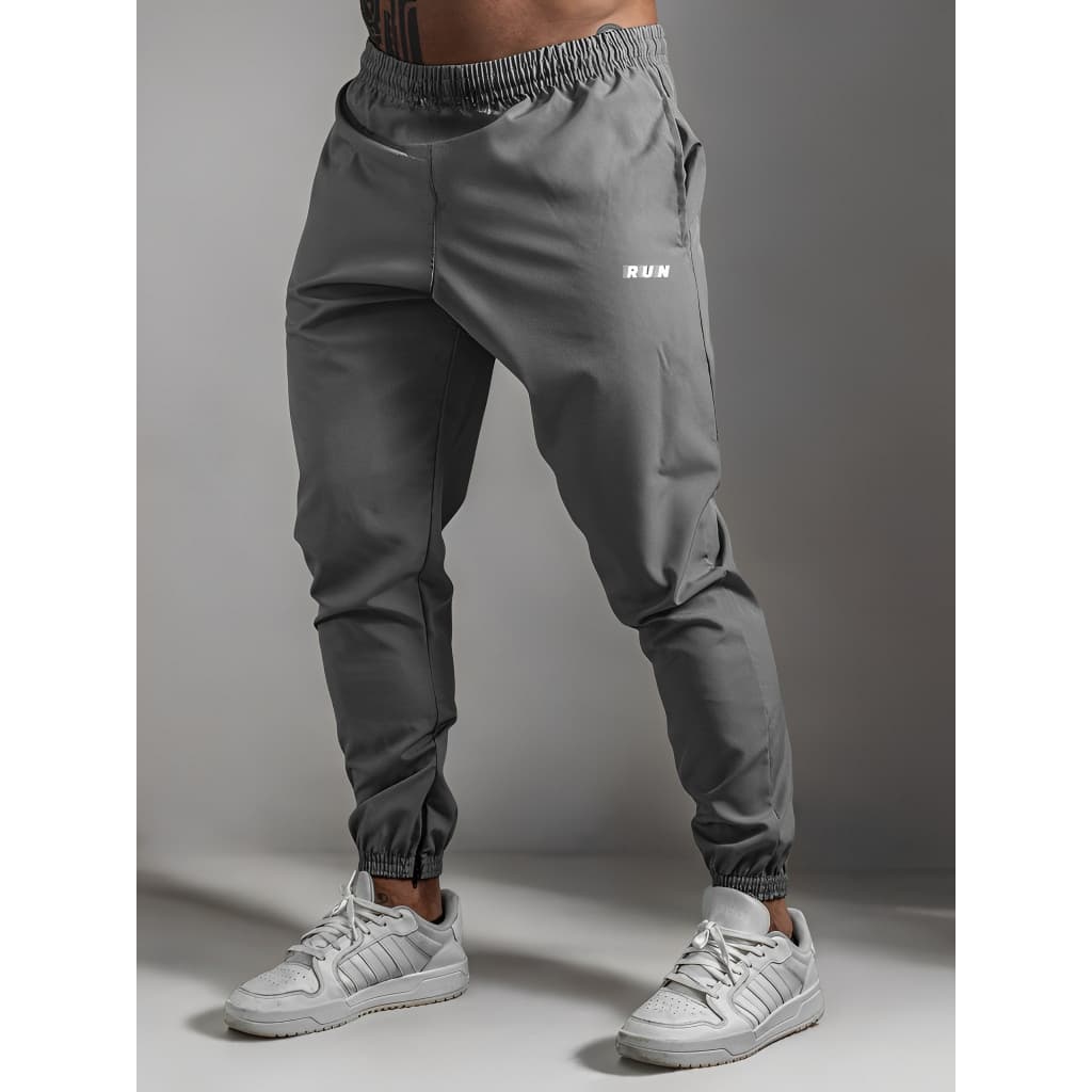 Calça Jogger RUN Plus Size P ao G4 Sport Treino Academia Corrida Unissex Conforto e Flexibilidade