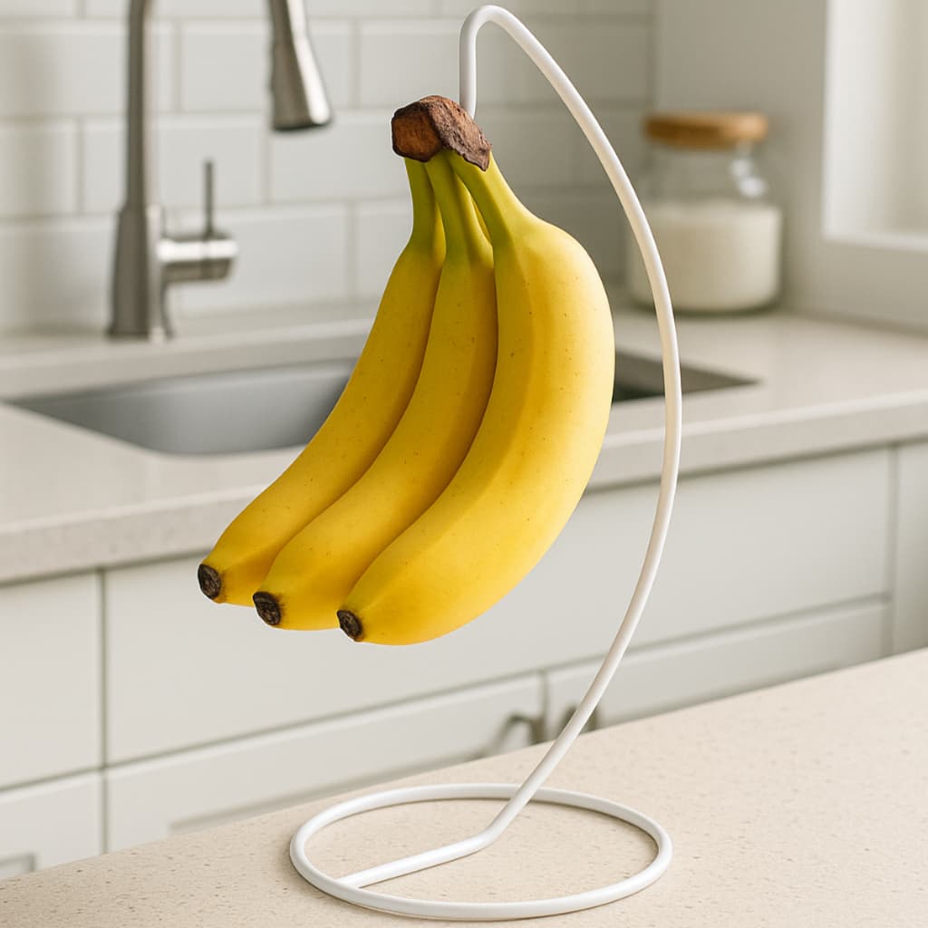 Suporte Mesa Fruteira Gancho para Pendurar Bananas Multiuso