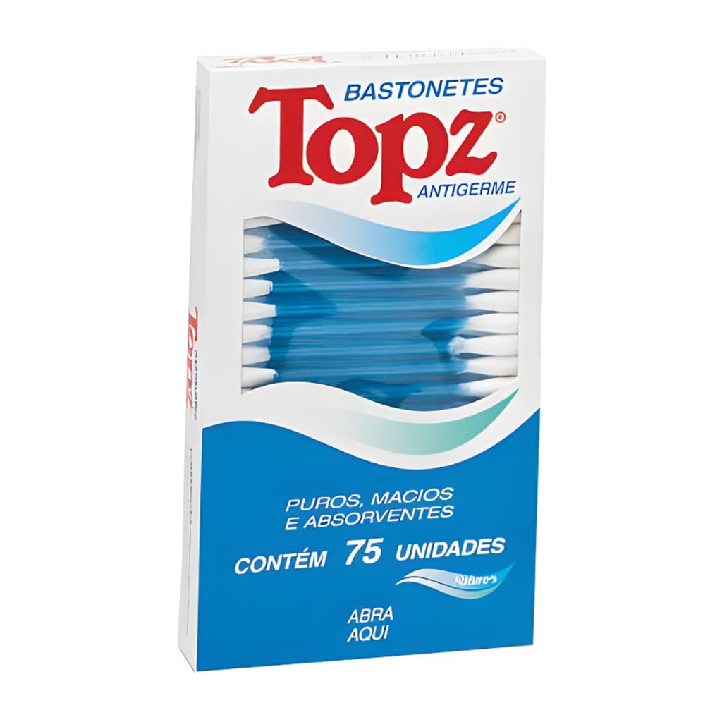 Bastonetes Topz Com 75 Unidades
