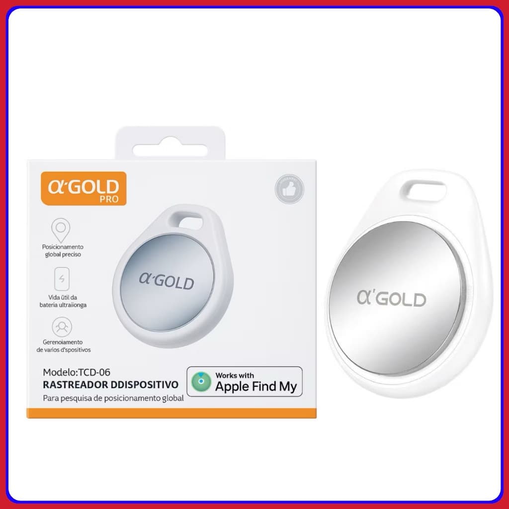 Smart Tag Rastreador  GPS Localizador Air Tag Inteligente (Apple Find My) original A'GOLD