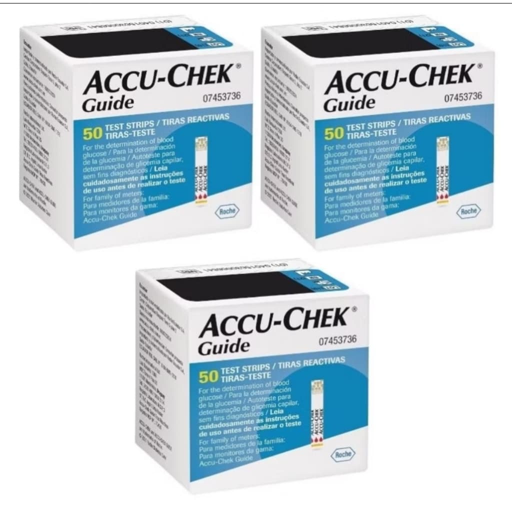 150 TIRAS ACCU CHEK GUIDE (3X50)