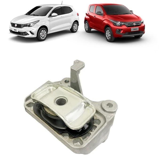Coxim Esquerdo Motor Argo Mobi Novo Uno 3 Cilindros 2016 2017 2018 2019 2020 2021