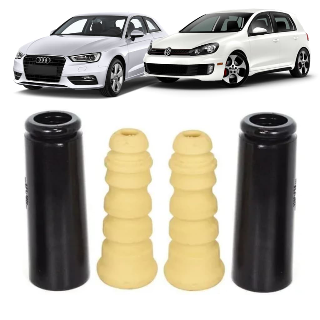 Kit Batente Coifa Amortecedor Traseiro Golf  Audi A3 Bora New Beetle