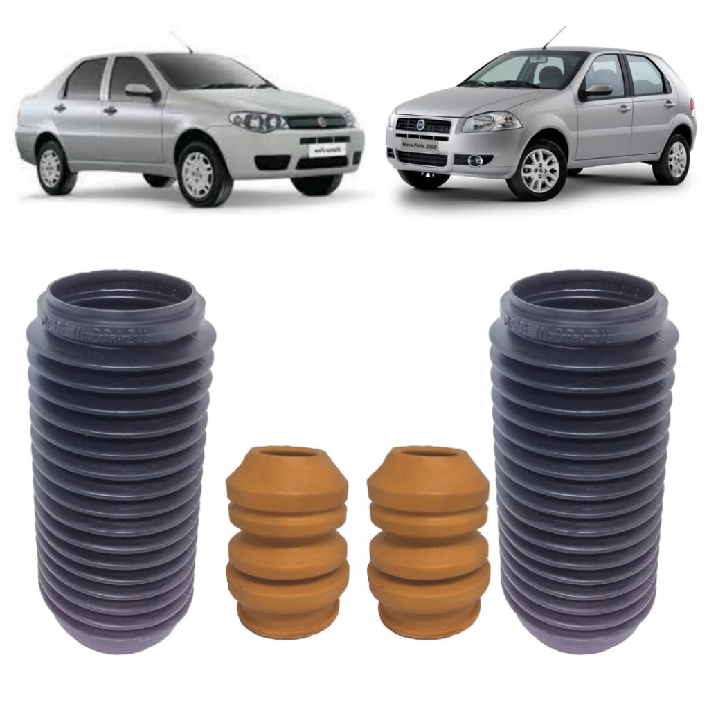 Kit Batente Amortecedor Dianteiro Palio Siena Idea Weekend