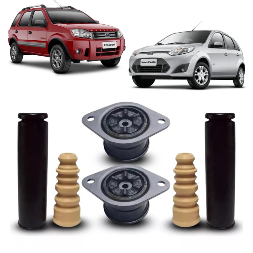 Kit Coxim Batente Amortecedor Traseiro Ford Ecosport Fiesta