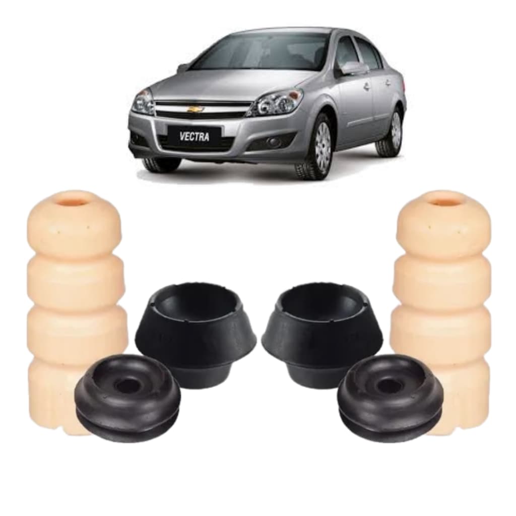 Kit Coxim Batente Bucha Amortecedor Traseiro Vectra 1997 A 2005