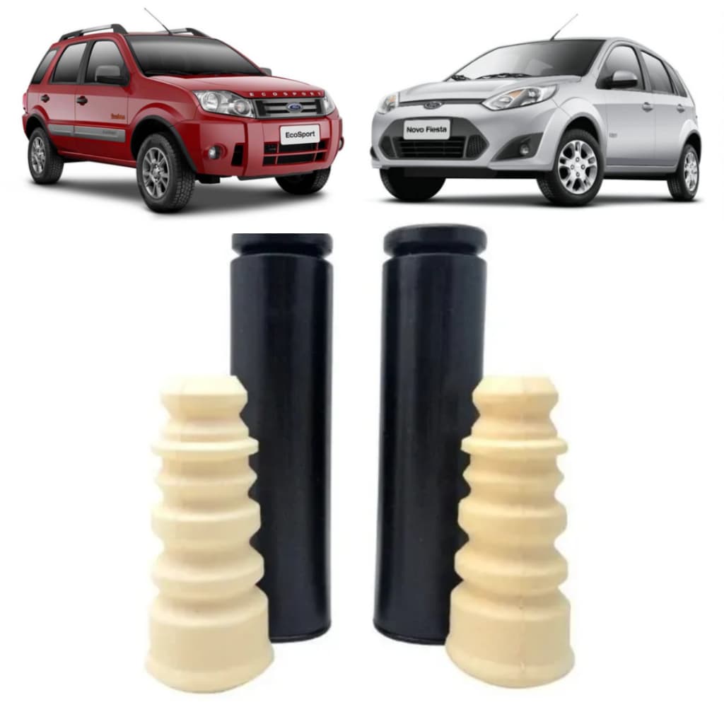 Kit Batente Coifa  Amortecedor Traseiro Fiesta Ecosport
