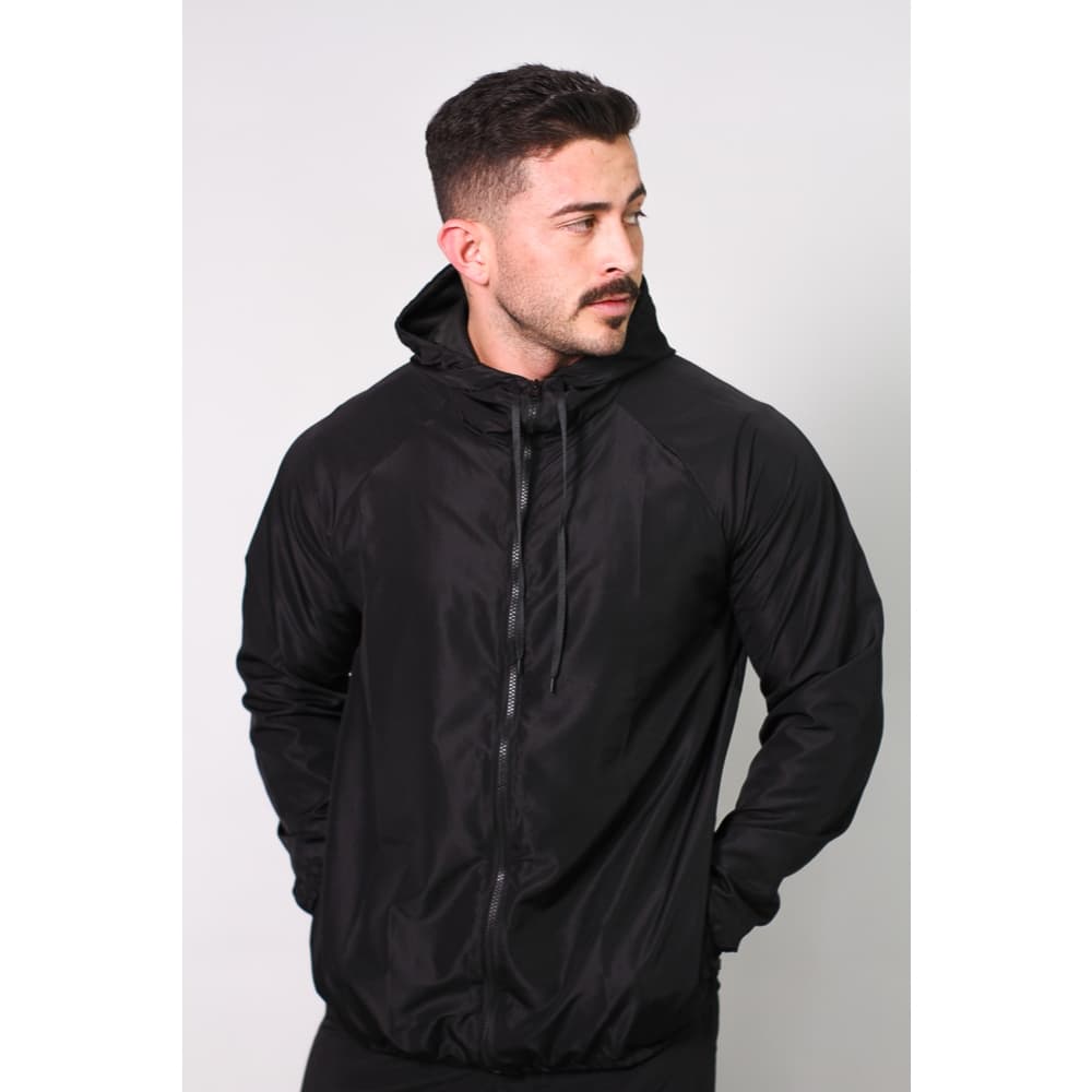 Corta Vento Masculino Jaqueta com Capuz Forrado