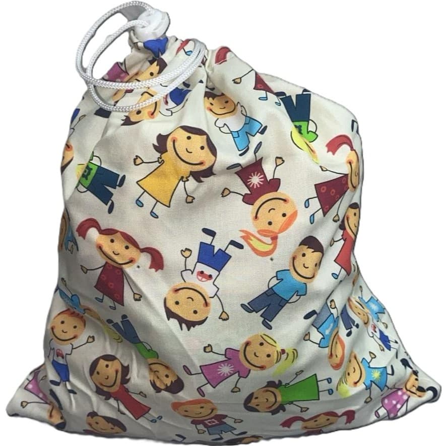 SAQUINHO DE ROUPAS LIMPAS SUJAS E MOLHADA - SACOLA IMPERMEÁVEL– ENXOVAL- MENINO MENINA