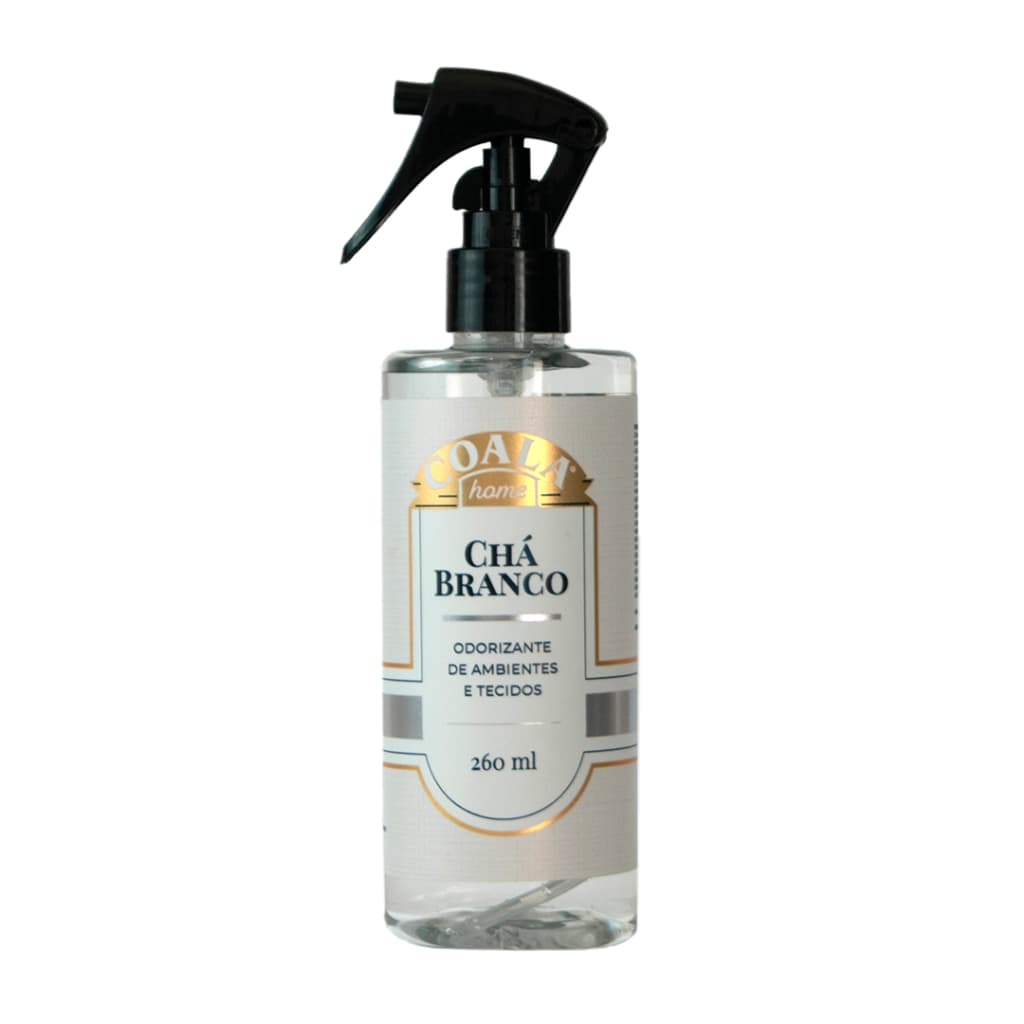 Home Spray Perfumado Coala Chá Branco 260ml | Casa Cheirosa