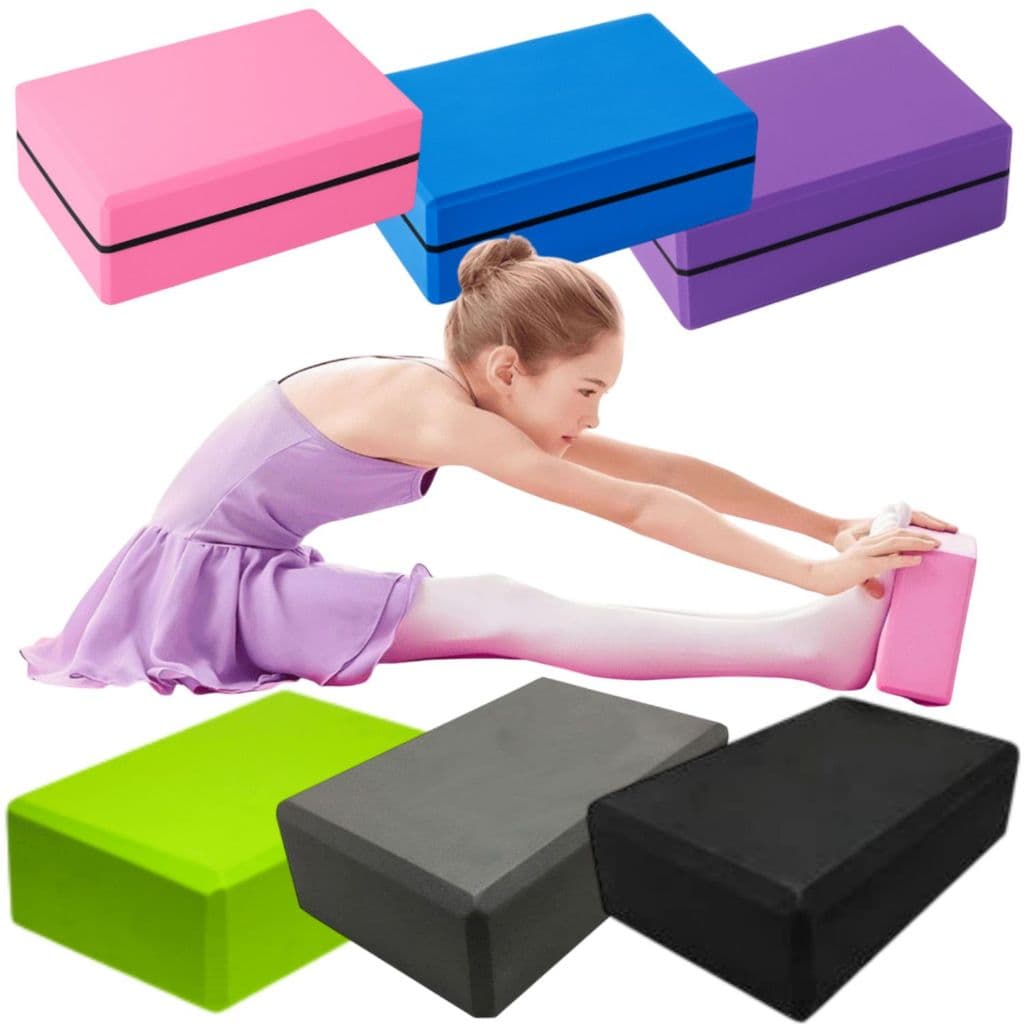 Tijolo Bloco De Apoio Exercicios Yoga Pilates Meditação Postura Alongamento Gym Fitness EVA