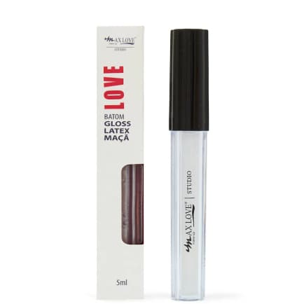 Batom Gloss Latéx 14 Maça Max Love 4ml