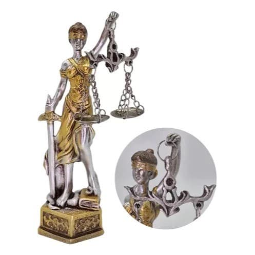 Deusa Da Justica Themis Dama Estatueta Direito Advogado