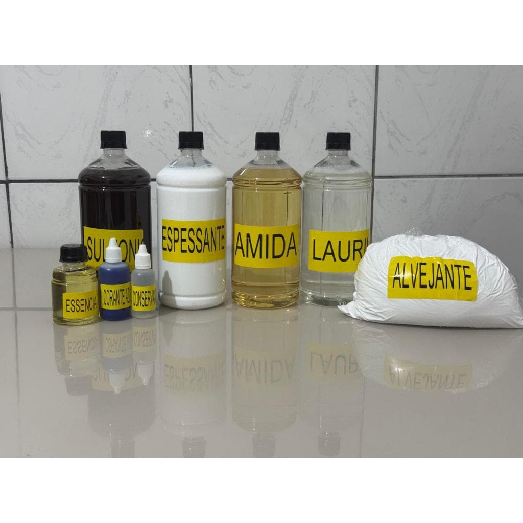 KIT PARA FABRICAÇÃO SABÃO LIQUIDO  MAMMY BABY FAZ 100 LITROS