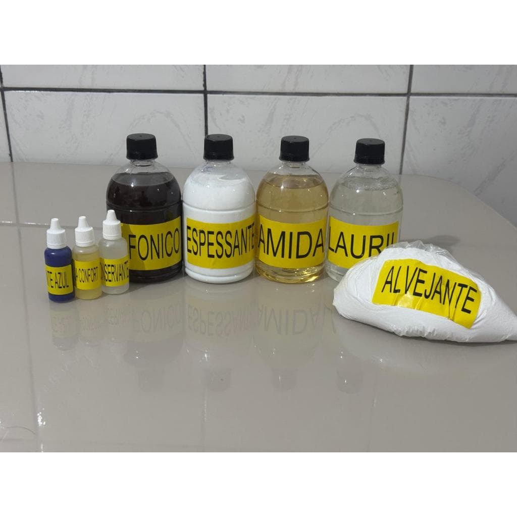 KIT PARA FABRICAÇÃO SABÃO LIQUIDO MAMMY BABY FAZ 50 LITROS
