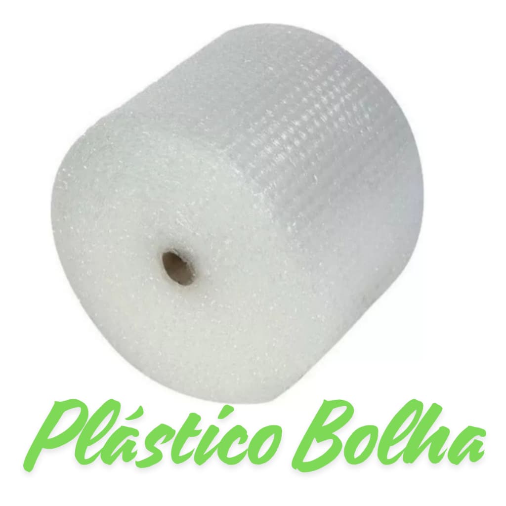 Plástico Bolha - Bobina 43cm X 100 Metros E-commerce 25 Micras Bolha Mudança