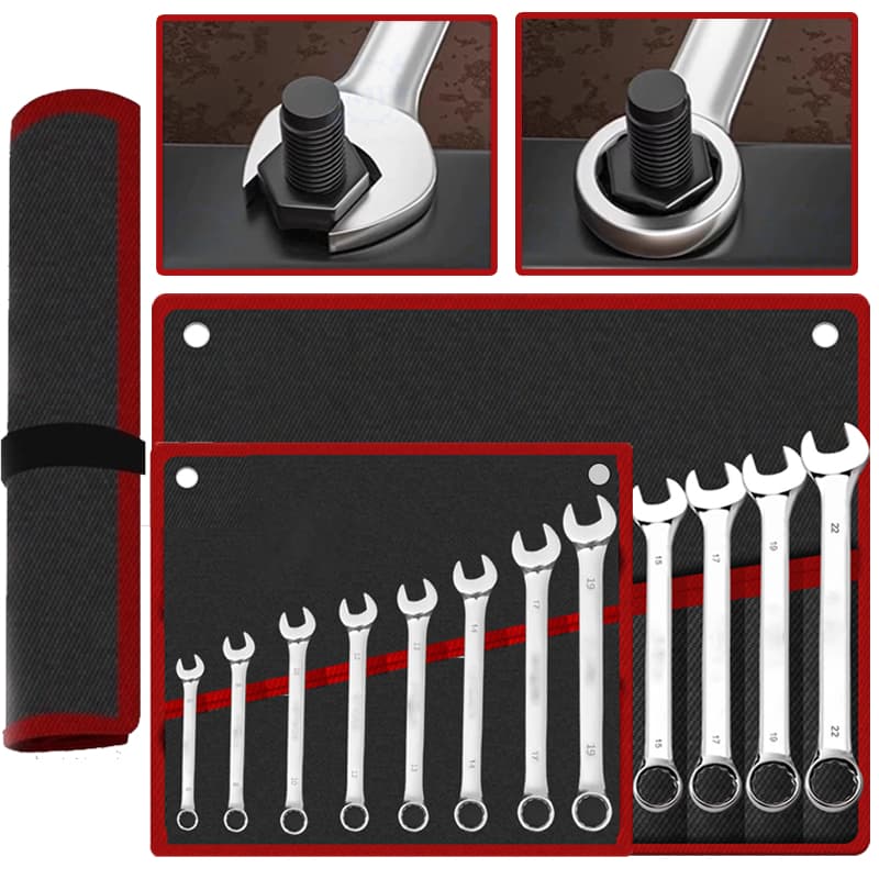 Ferramenta Jogo Chave De combinação Boca Estrela 8-12 Peças Profissional 8-24mm Métrica