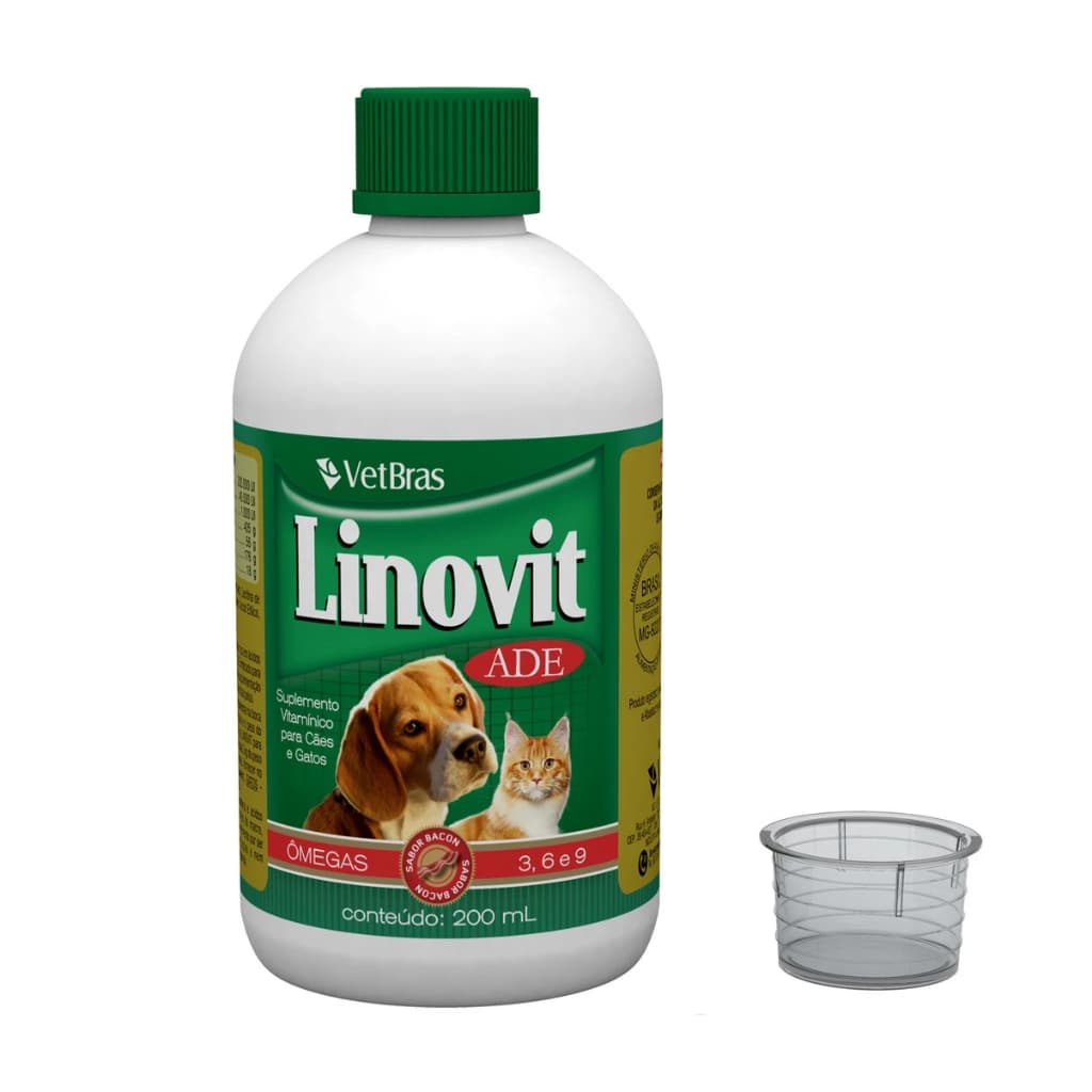 Linovit Ade Suplemento Vitamínico para Cães e Gatos Vetbras