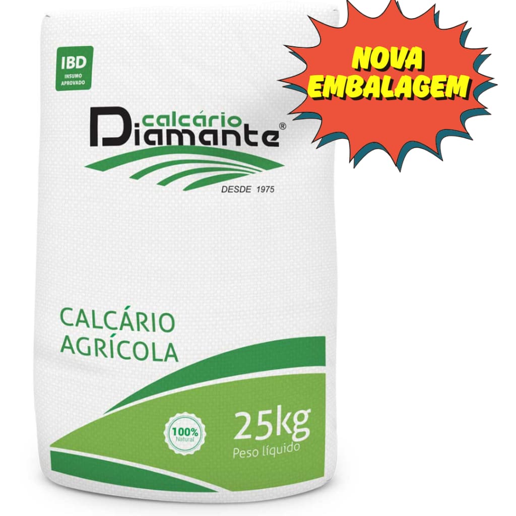 Calcário Dolomítico 25kg Corretivo do Ph Do Solo - Diamante