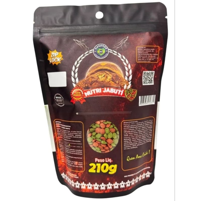 Ração Nutrijabuti 210gr Maramar