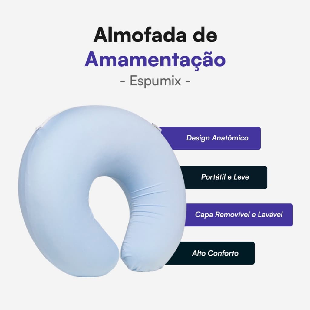 Almofada Amamentação Travesseiro Nasa Para Amamentar Envio Rápido