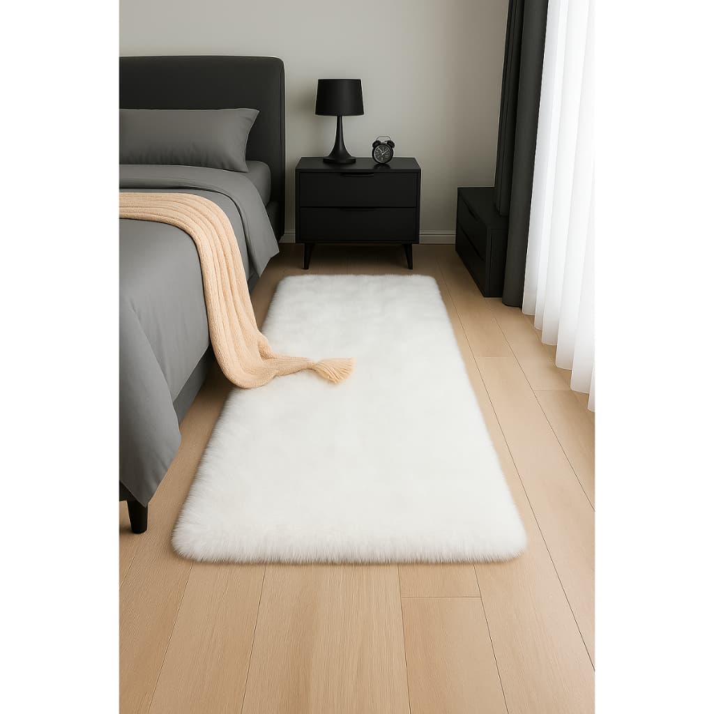 Tapete Passadeira Felpudas Com Antiderrapante Várias Cores E Tamanhos