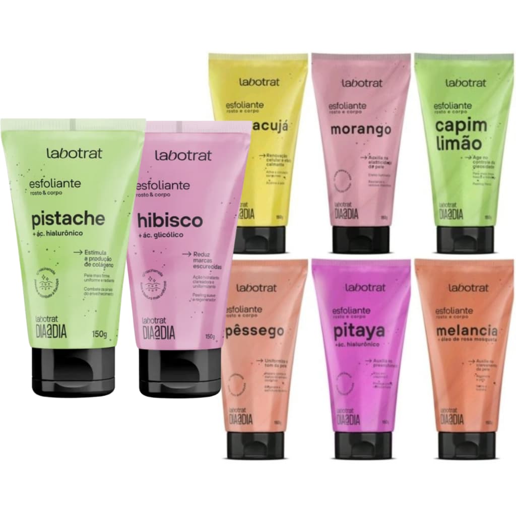 Esfoliante Corporal e Facial Cheiro de Fruta Labotrat 150g