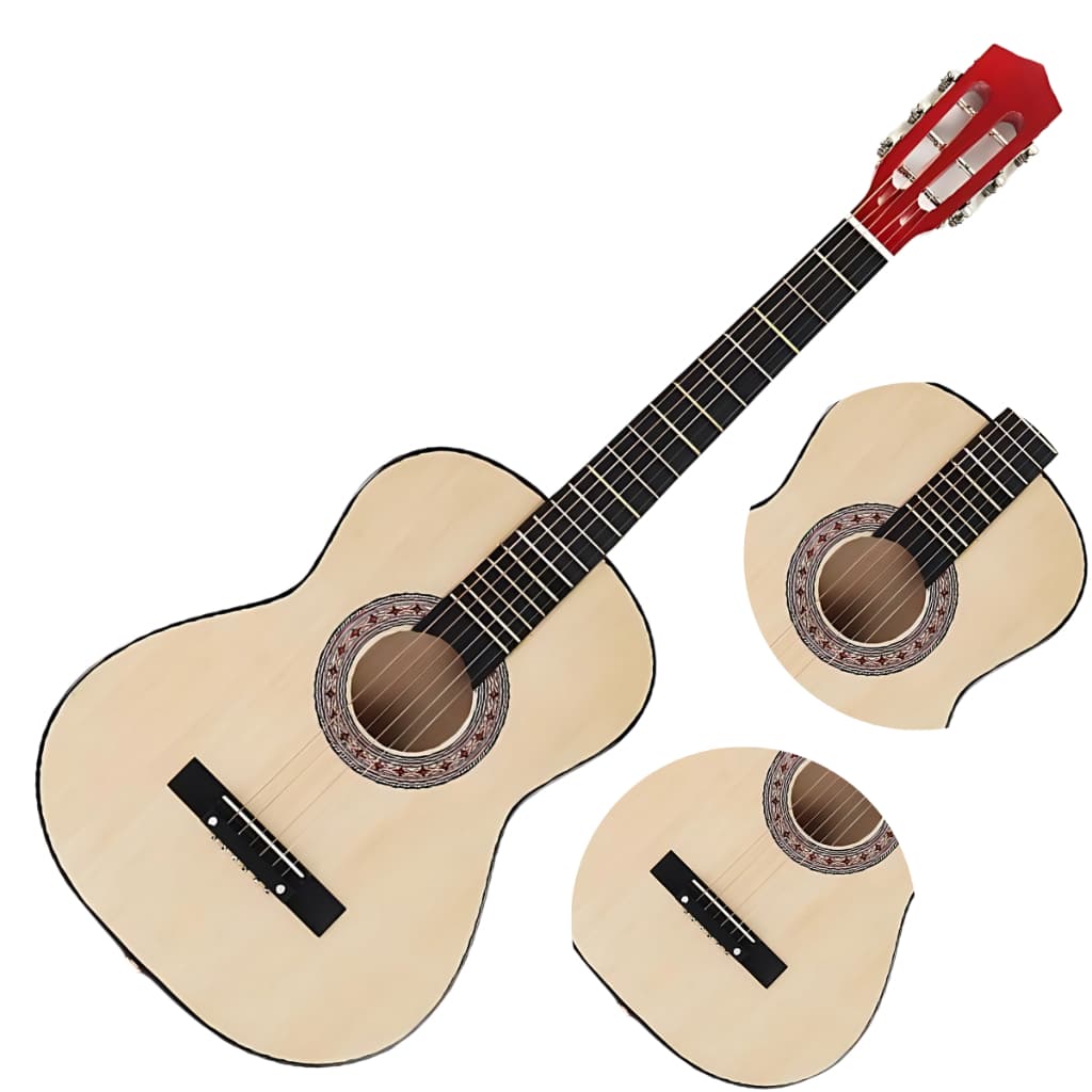 Mini Violao Infantil Semi Profissional Madeira Aprendizagem