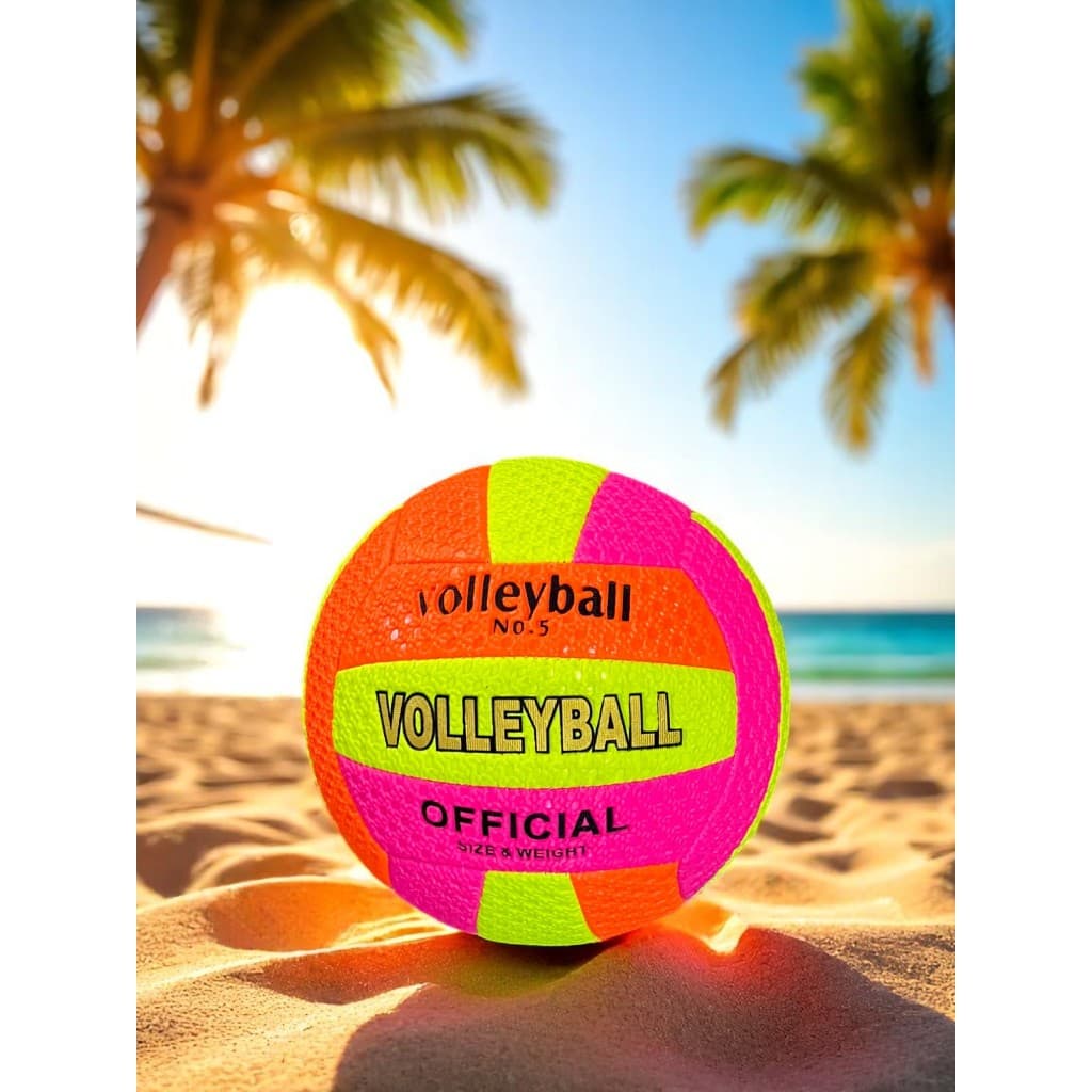 Bola de Voleibol - Tamanho e Peso Oficial - Super Macia, Cores Vibrantes, Muito Leve