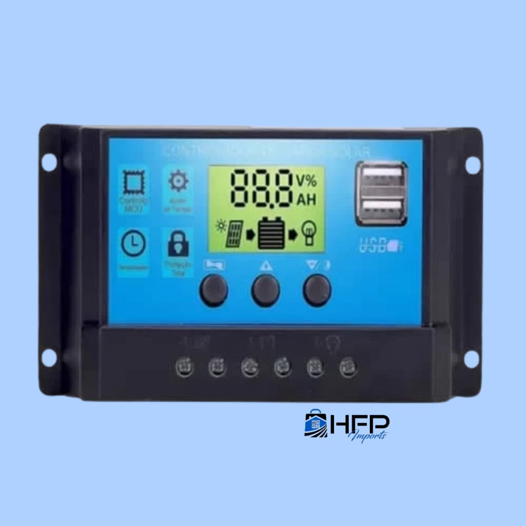 Controlador de Carga Solar 10A PWM KP-AD10A 12V/24V